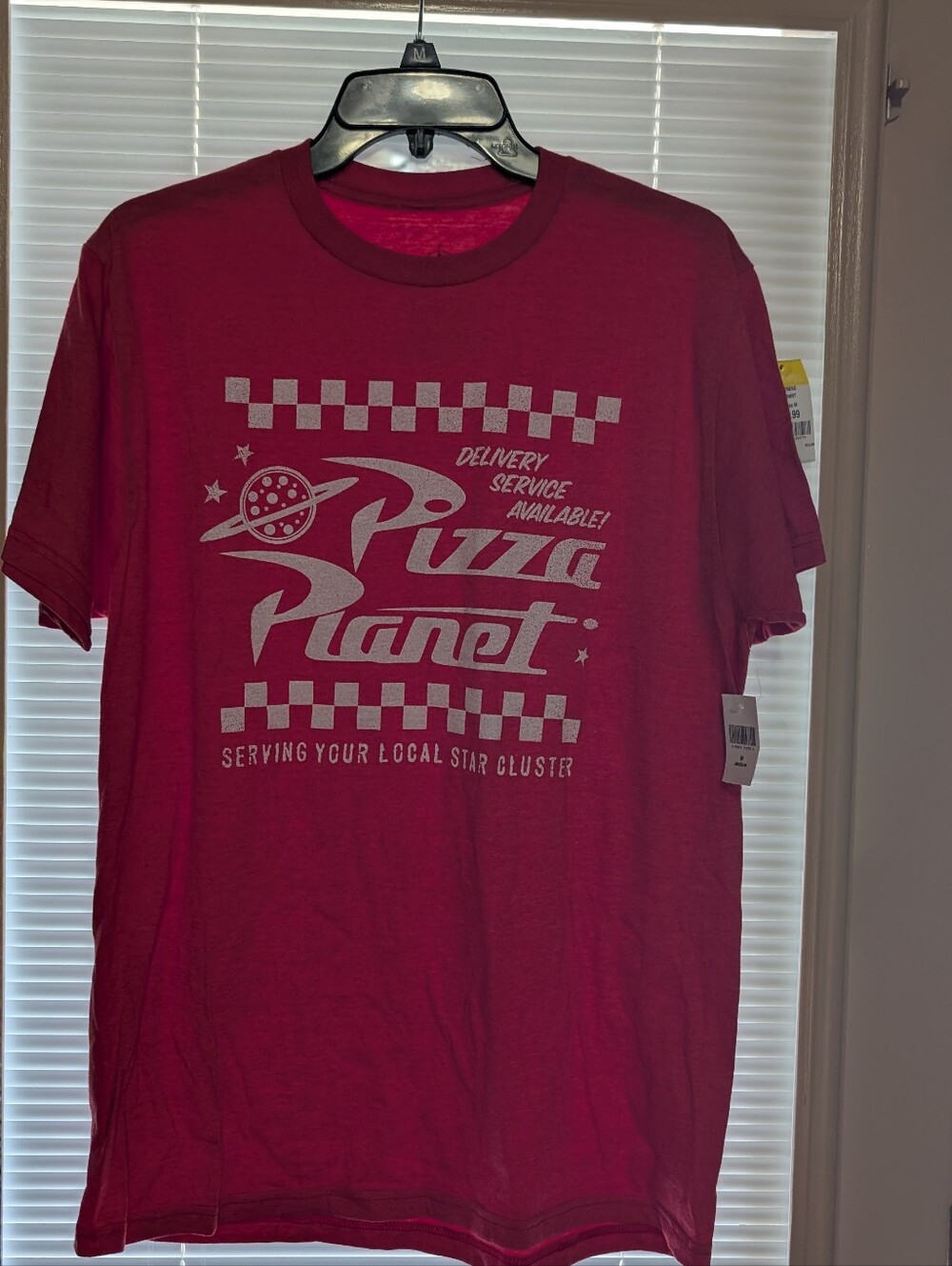 NWT Disney Pizza Planet Tshirt Toy Story Size M